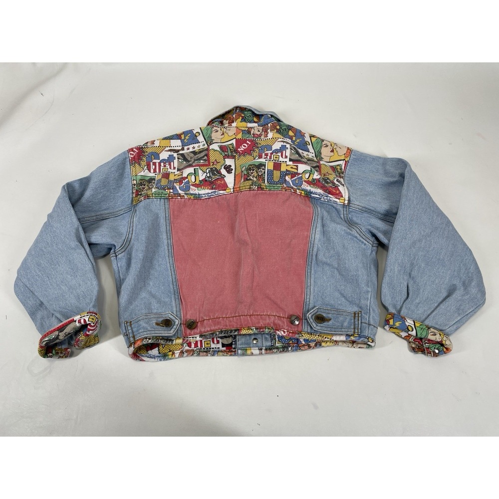 Get Used by Elie Classic Denim Outfit Jacket Jeans Womens S Vintage Street Wear - Picture 3 of 14